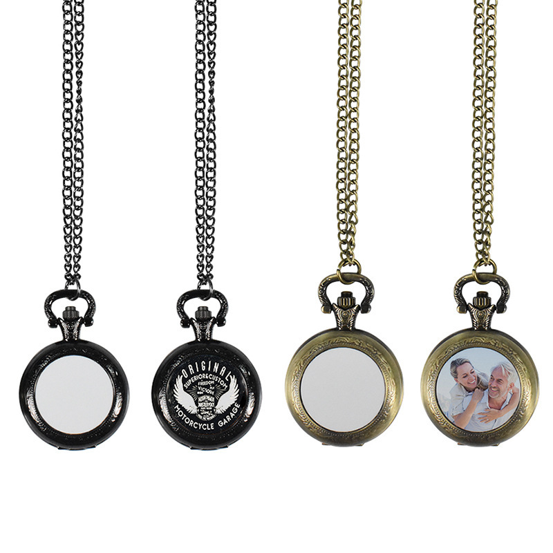 Vintage Pocket Watch - Collar con Colgante de Reloj de