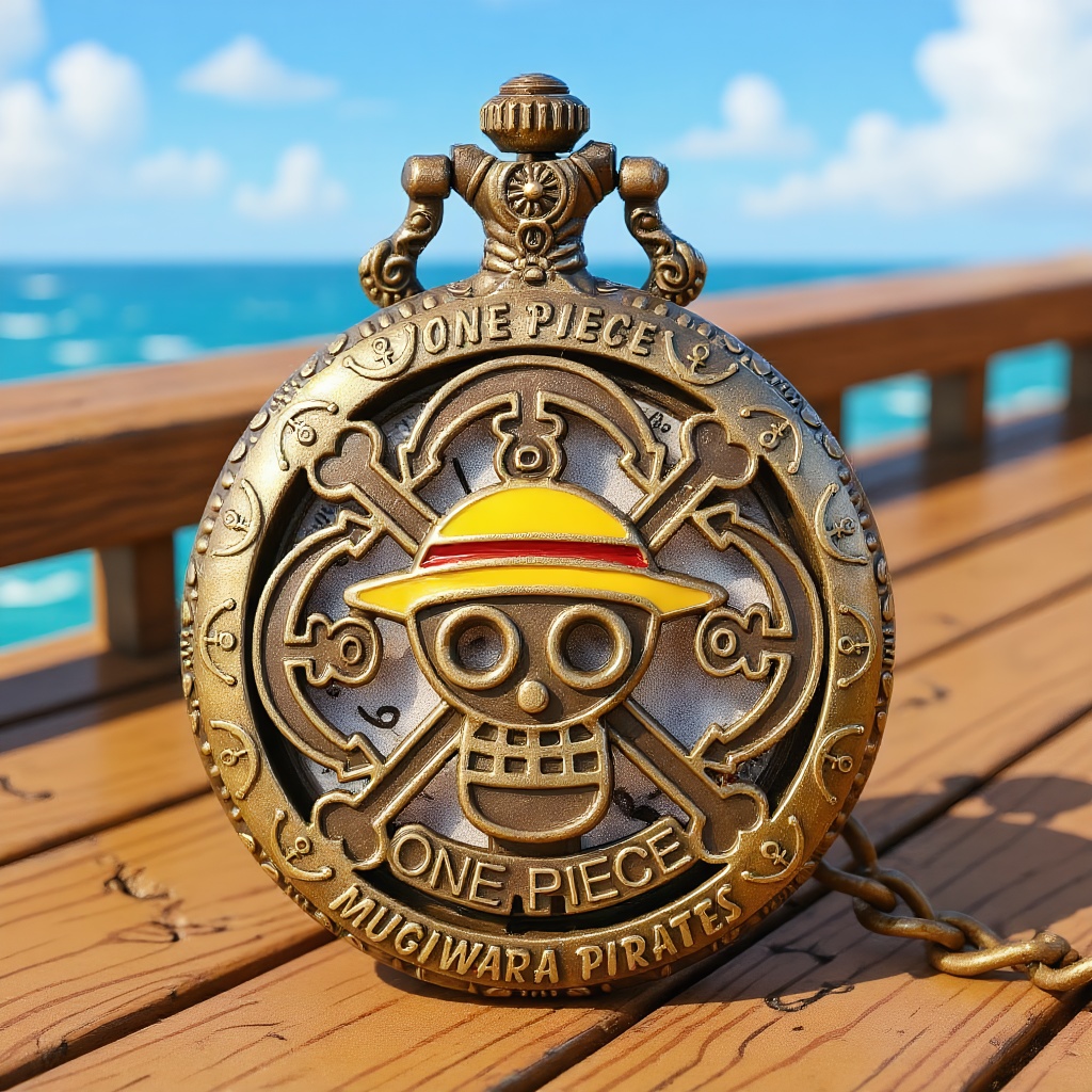 Vintage Pocket Watch - Reloj de Bolsillo de Anime One