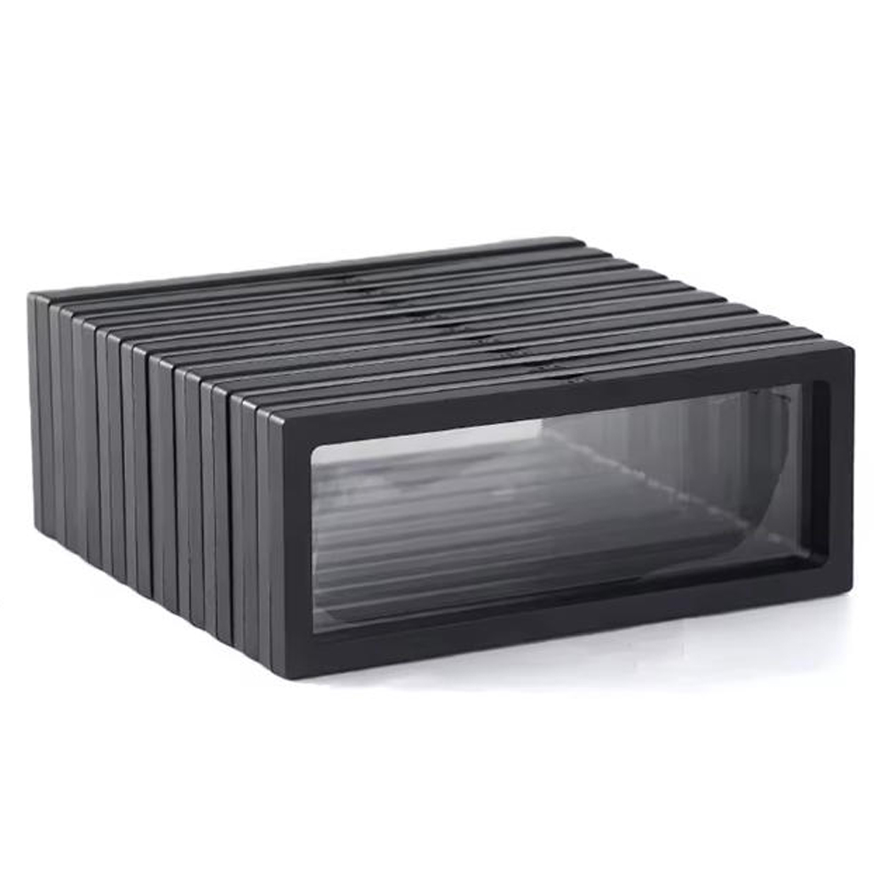 Jewelry Watches Box - 10 Piezas Negras, Exhibidor Transparente con