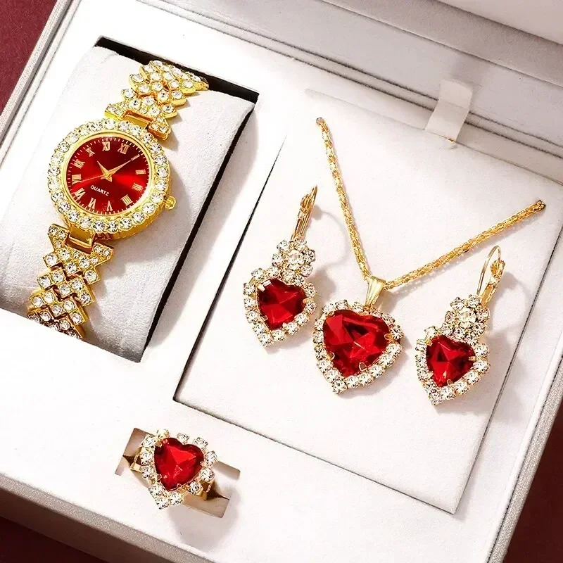 Jewelry Watches For Ladies - Reloj de Lujo Dorado para Mujer,