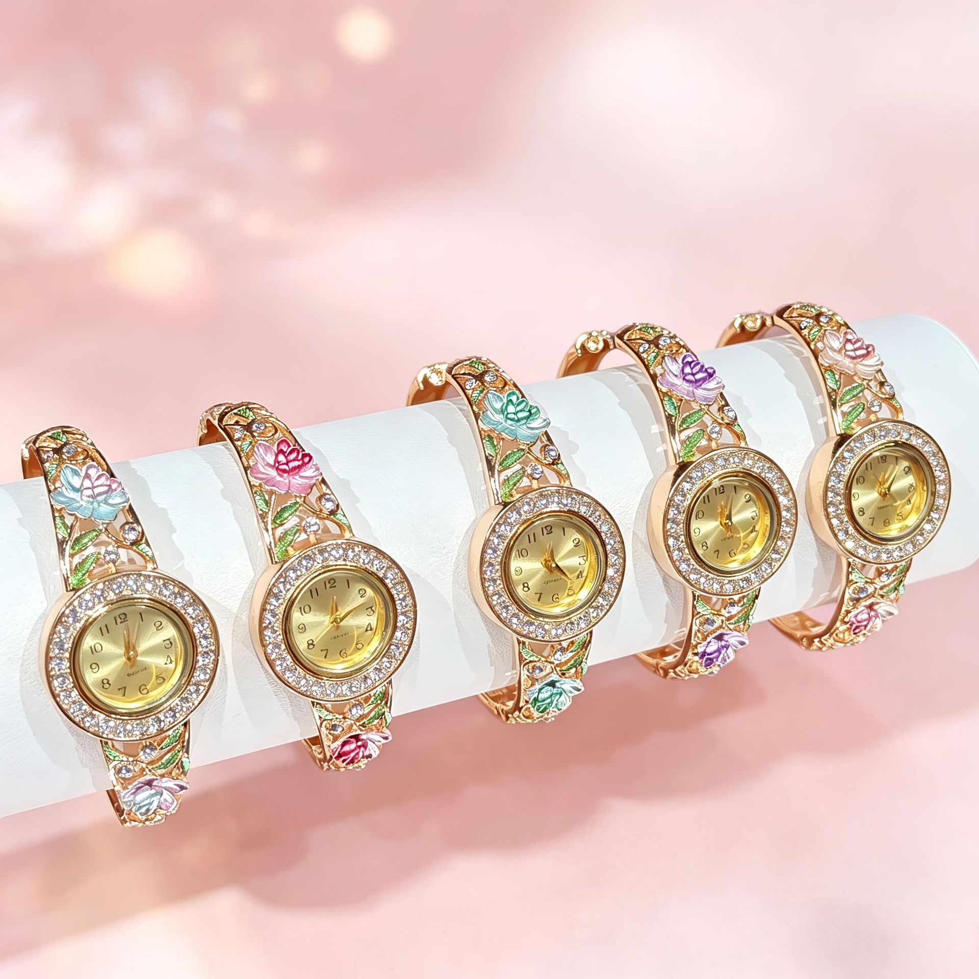 Jewelry Watches For Ladies - Reloj de Pulsera Vintage con Flores