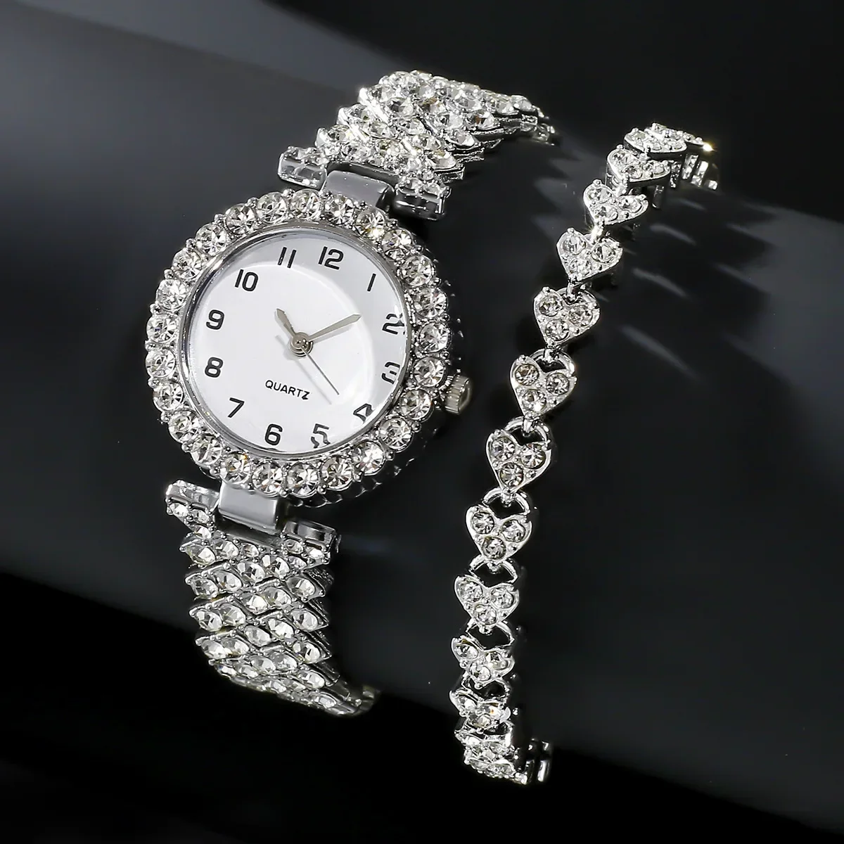 Jewelry Watches For Ladies - 1 Uds./2 uds. Conjunto de reloj