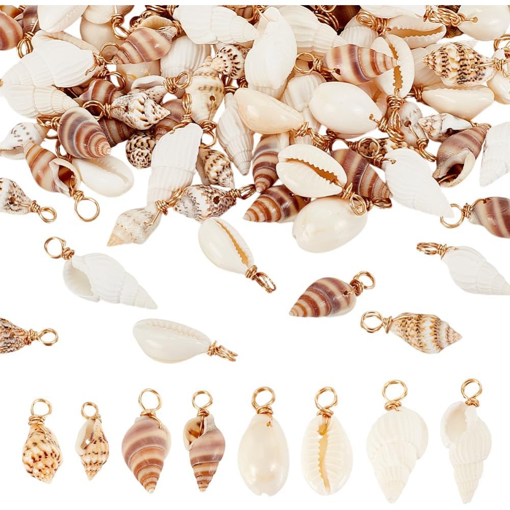 Charm Bracelet Beads - 100 Uds. 4 estilos de colgantes