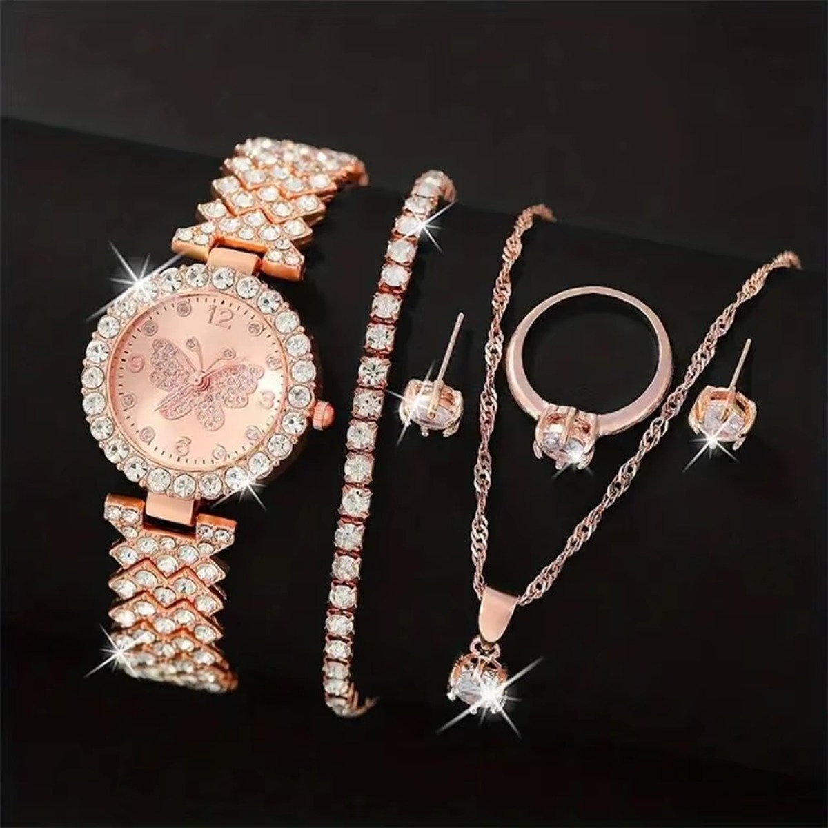 Juego de 6 piezas de reloj de  - Jewelry Watches For Ladies reseña y precio