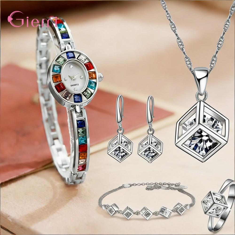 Hermoso Conjunto de Collar, Pe - Best Jewelry Watches For Women reseña y precio