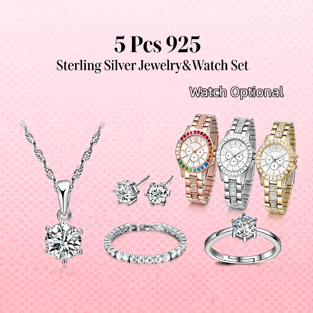 Hermoso Conjunto de Collar, Pe - Best Jewelry Watches For Women reseña y precio