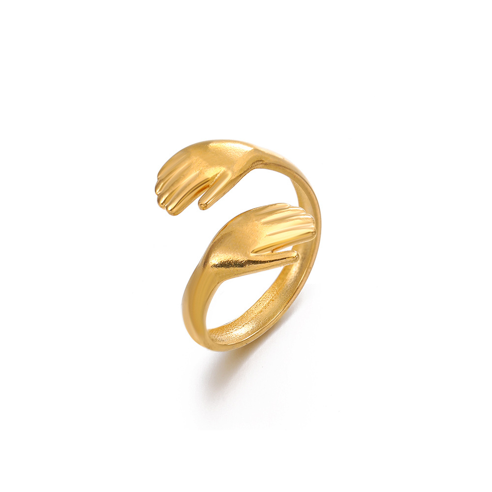 Anillo de abrazo entrelazado p - Minimalist Ring Stackable reseña y precio