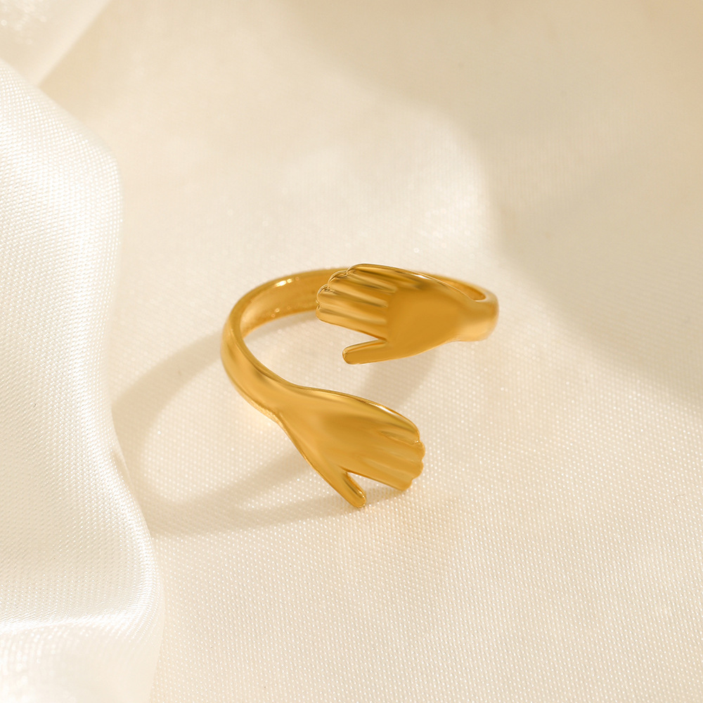 Anillo de abrazo entrelazado p - Minimalist Ring Stackable reseña y precio