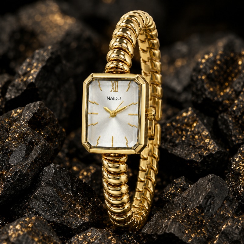 Reloj NAIDU dorado para mujer, - Jewelry Watches For Ladies reseña y precio