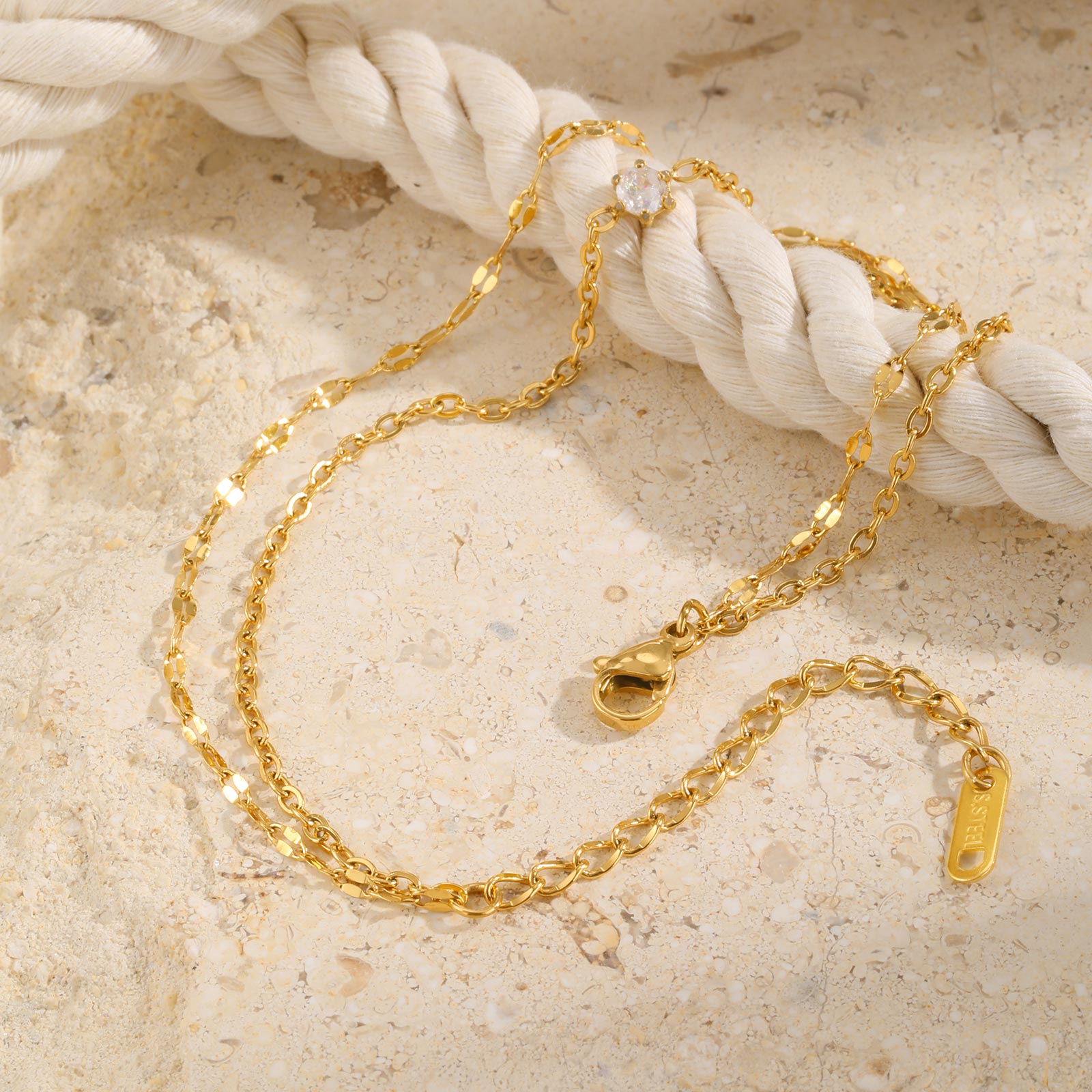 Pulsera tobillera en capas imp - Jc Jewelry & Watches Reviews reseña y precio