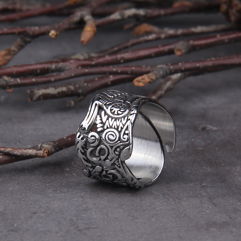 Anillos llamativos vikingos Ve - Wolf Jewelry & Watches Tampa Reviews reseña y precio