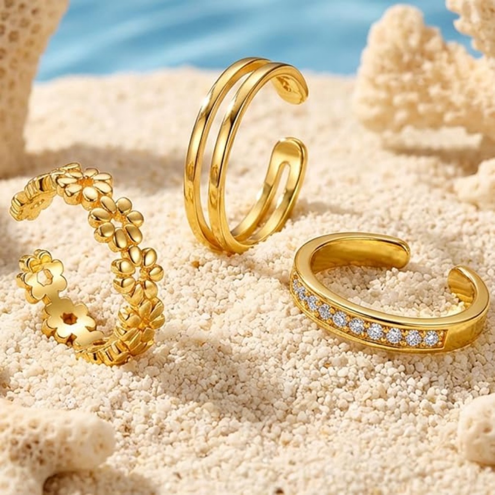 Juego de 3 Anillos Ajustables  - Minimalist Ring Stackable reseña y precio