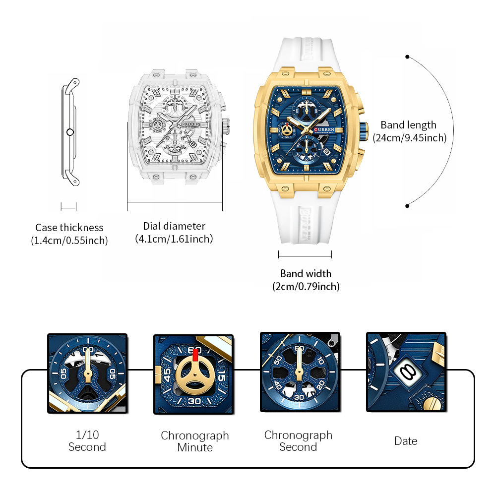 Reloj CURREN de Lujo Vintage p - Vintage Pocket Watch reseña y precio