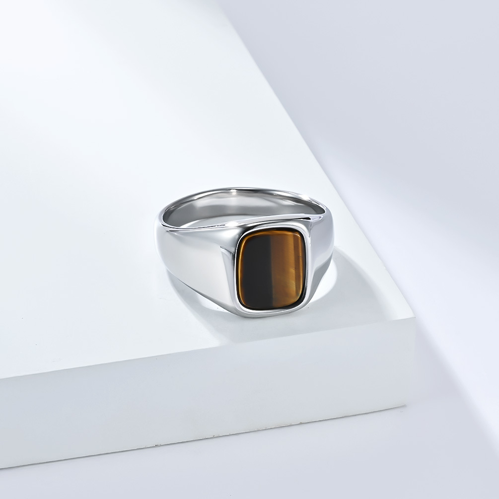 Nuevo Anillo de Sello de Moda  - Mens Signet Ring reseña y precio