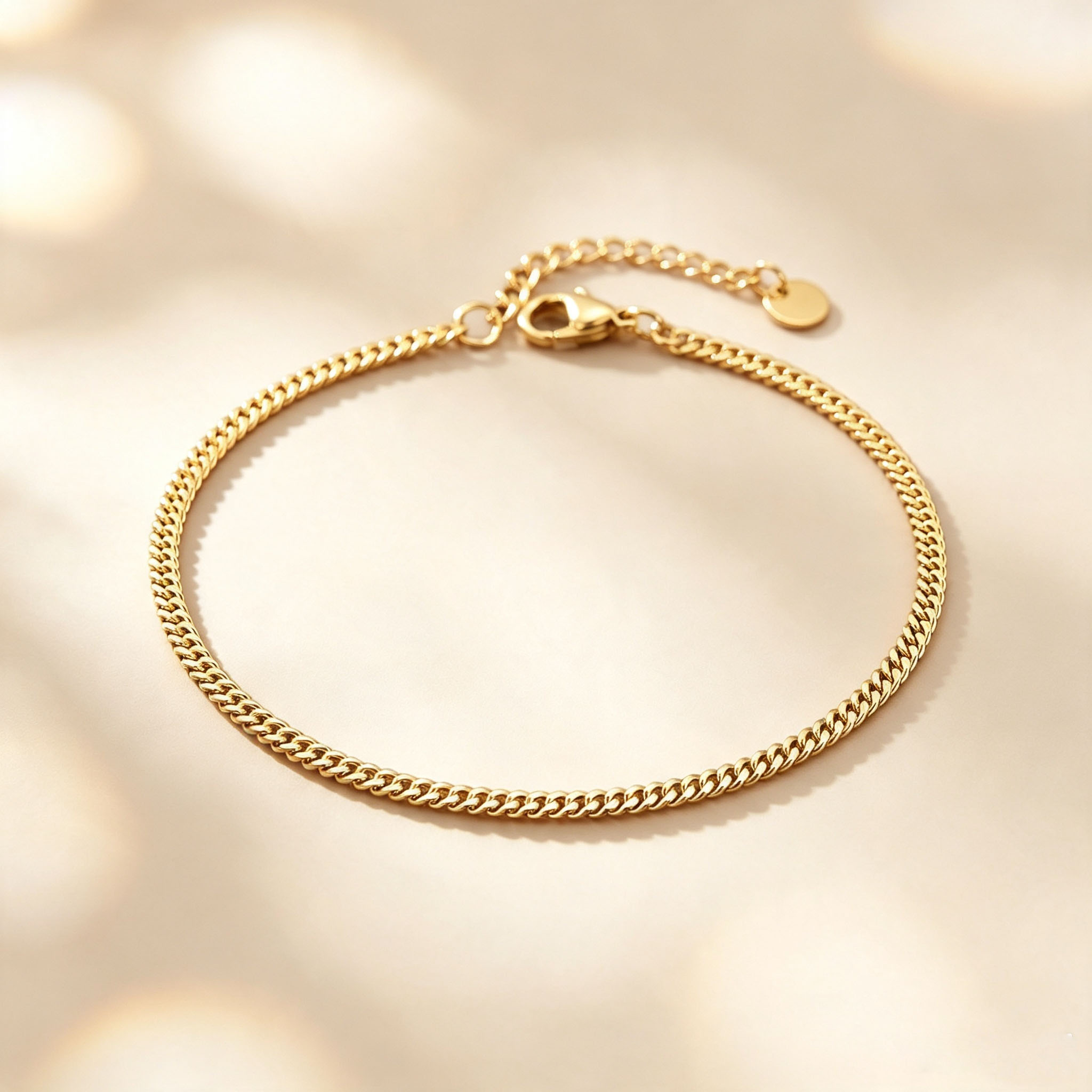 Tobillera fina cubana para muj - Jc Jewelry & Watches Reviews reseña y precio