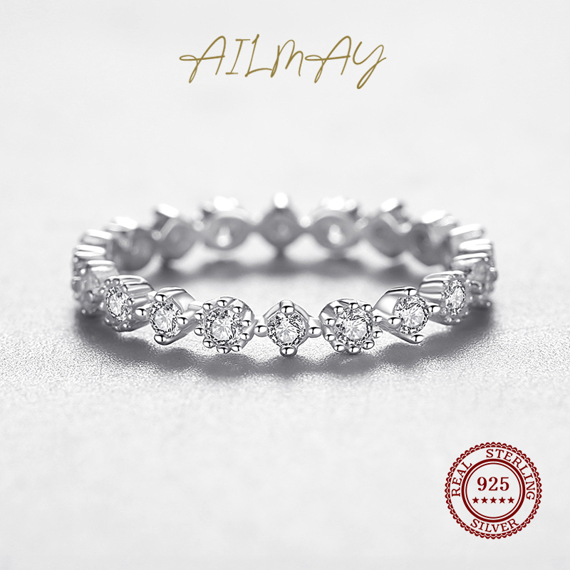 Ailmay-Anillo de circonia cúbi - Minimalist Ring Stackable reseña y precio