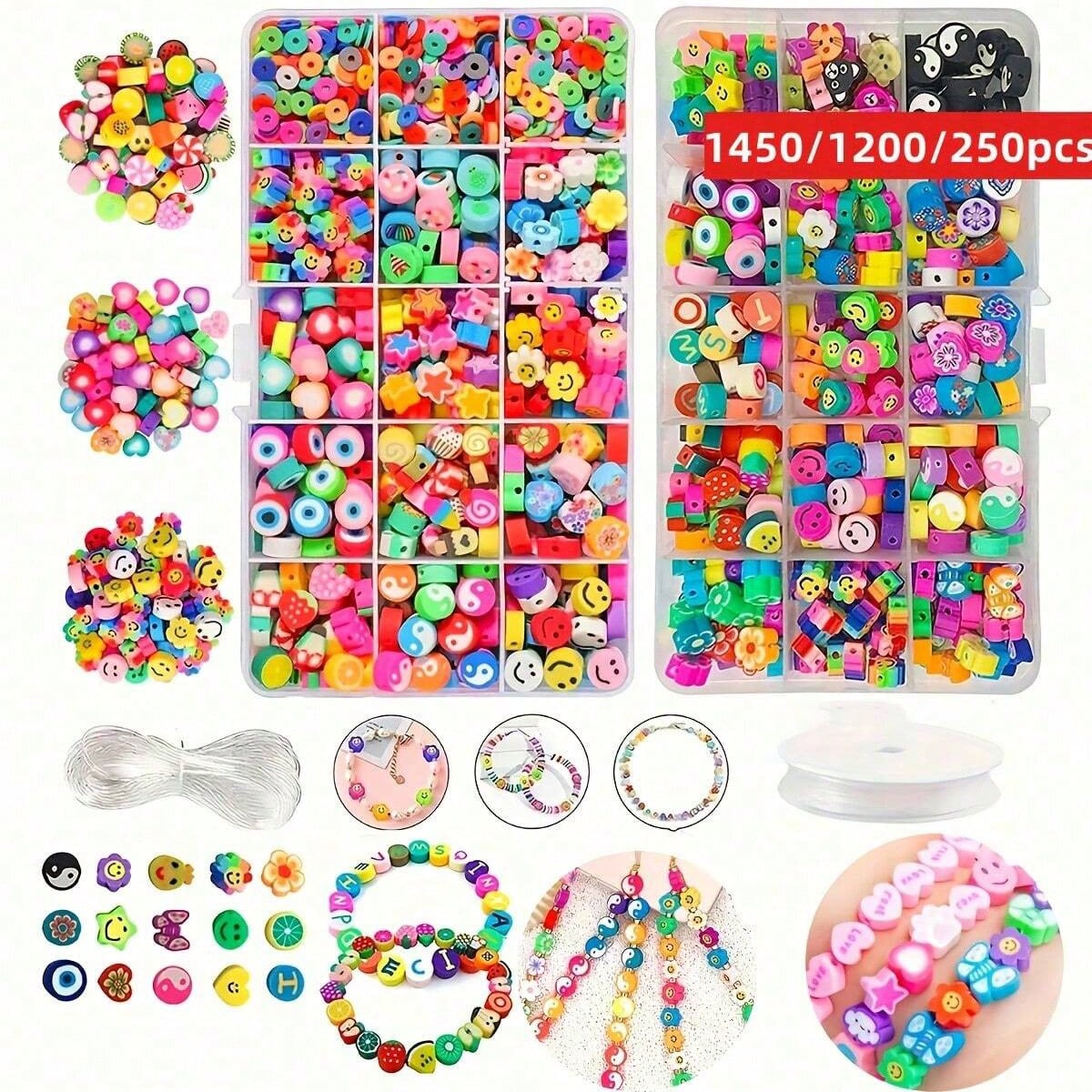 Juego de 1450/1200/250 Piezas  - Charm Bracelet Beads reseña y precio