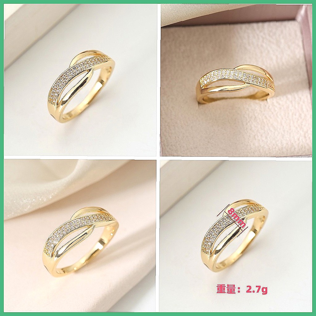 Juego de Anillos Cruzados con  - Minimalist Ring Stackable reseña y precio