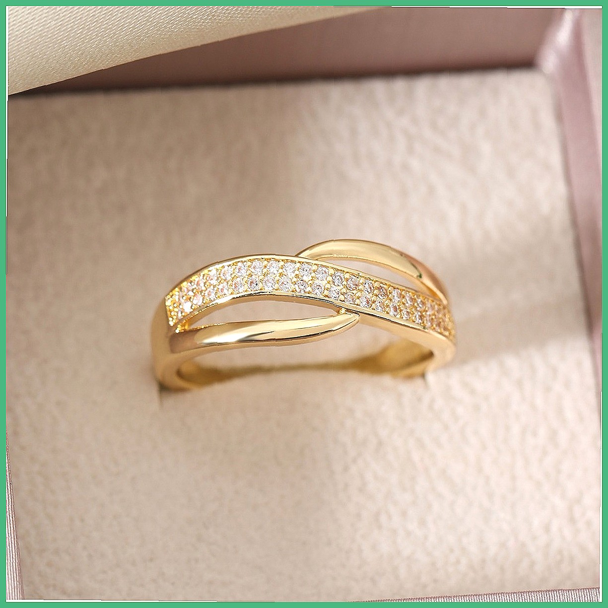 Juego de Anillos Cruzados con  - Minimalist Ring Stackable reseña y precio