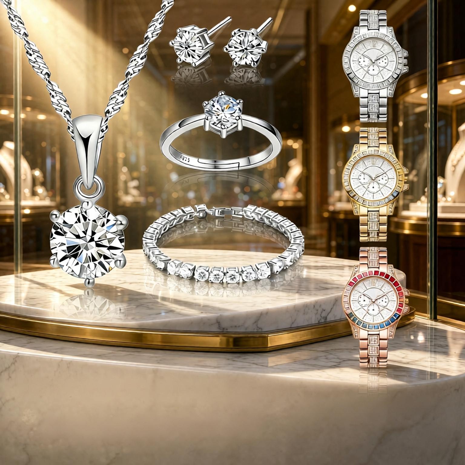 Conjunto de Lujo de Collar, An - Best Jewelry Watches For Women reseña y precio