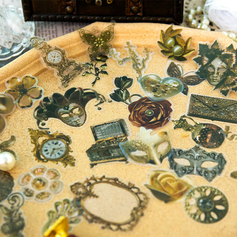 30 hojas de pegatinas de etiqu - Vintage Pocket Watch reseña y precio