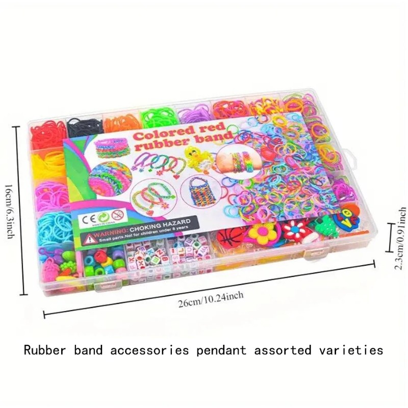 4300+ Piezas de Bandas Elástic - Charm Bracelet Beads reseña y precio