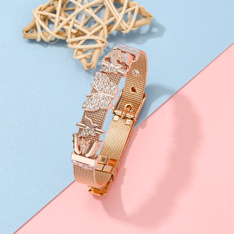 Pulseras de malla de acero ino - Best Jewelry Watches For Women reseña y precio