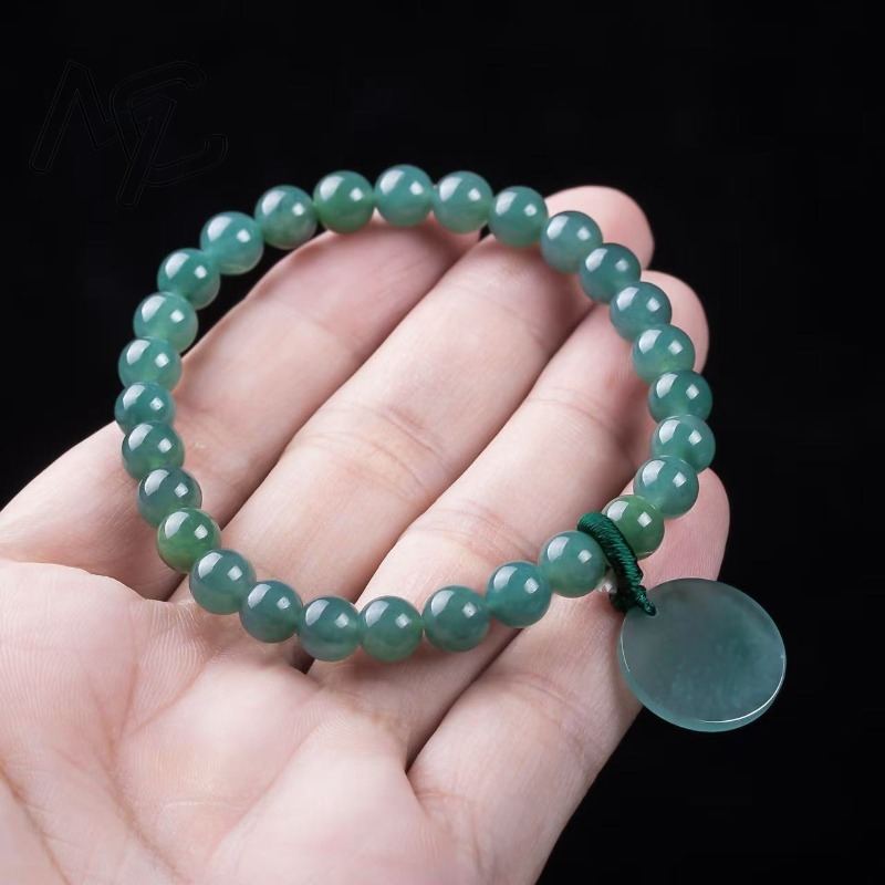 Pulsera de Jadeíta Natural Azu - Charm Bracelet Beads reseña y precio