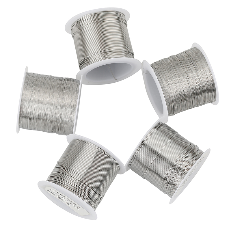 1 rollo de acero inoxidable 0, - Charm Bracelet Beads reseña y precio