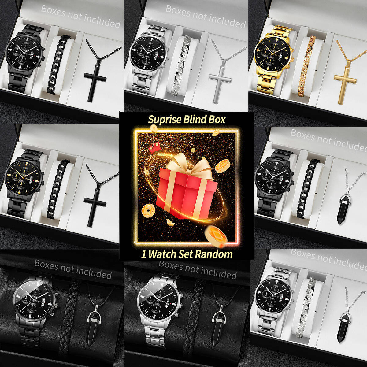 Caja ciega de Reloj misterioso - Jewelry Watches Box reseña y precio