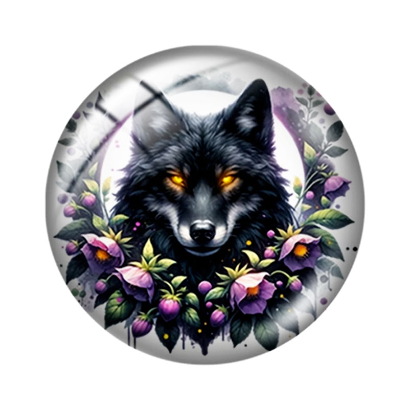 Cabujón de cristal de lobo en  - Wolf Jewelry & Watches Tampa Reviews reseña y precio