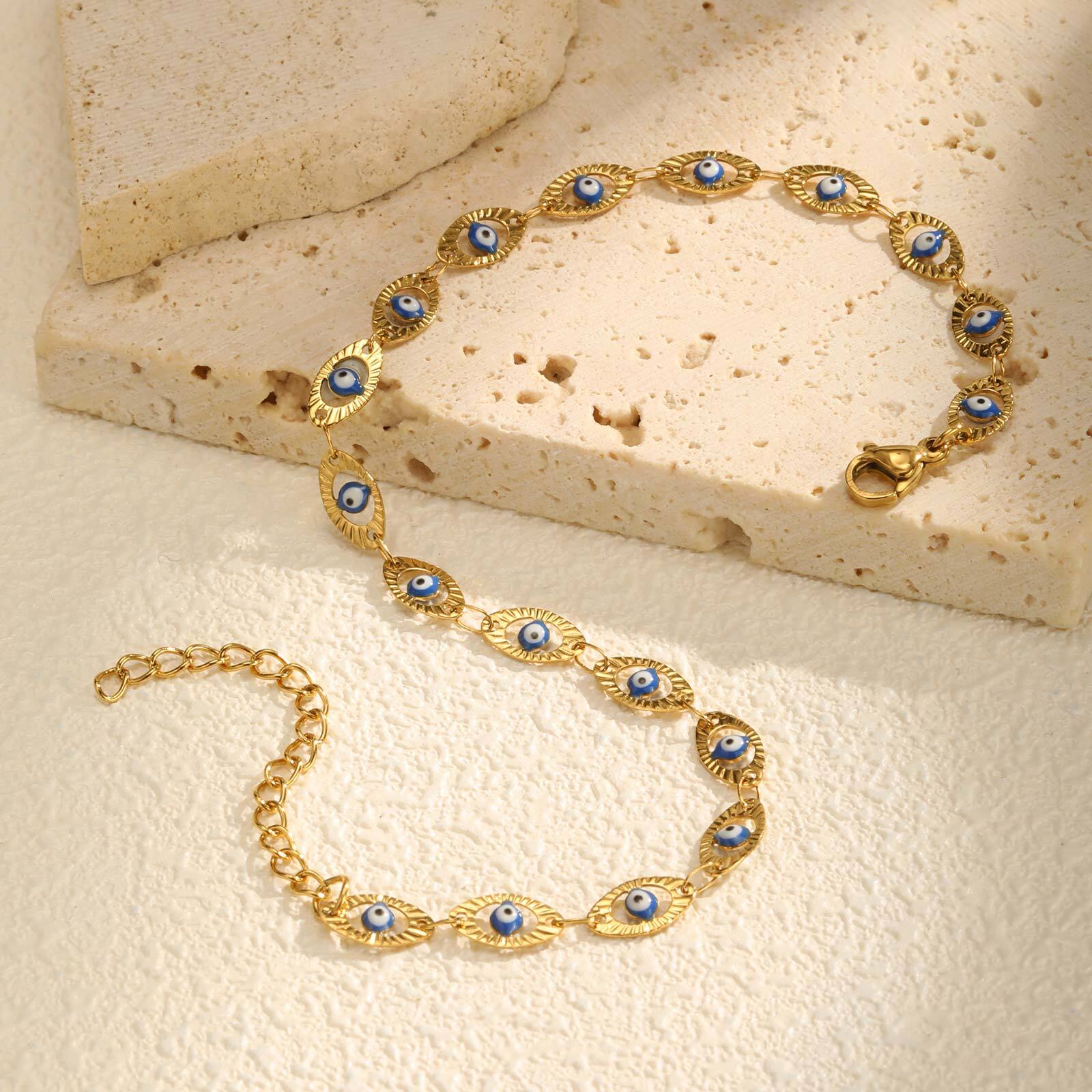 Tobillera de Ojo Turco para Mu - Jc Jewelry & Watches Reviews reseña y precio