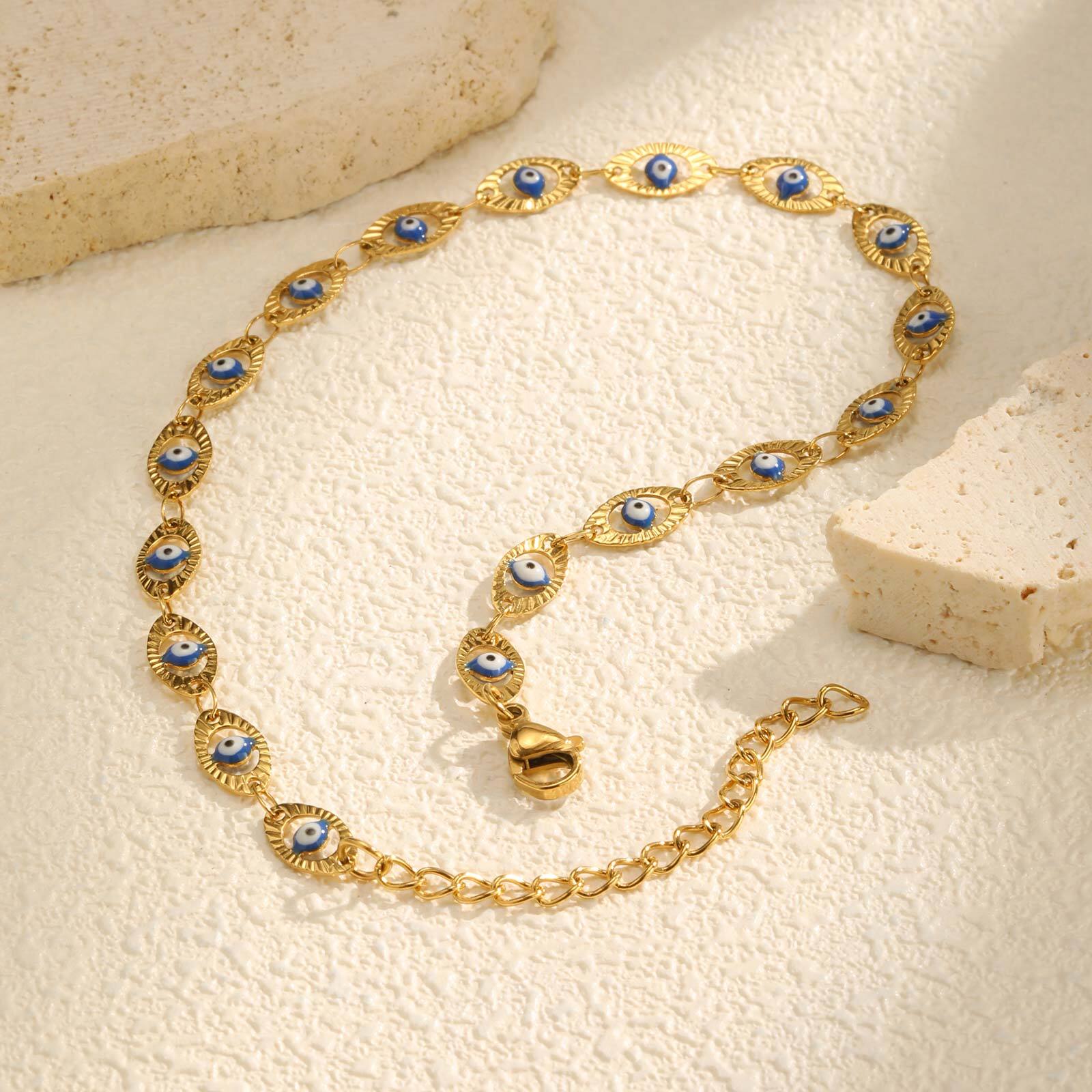 Tobillera de Ojo Turco para Mu - Jc Jewelry & Watches Reviews reseña y precio