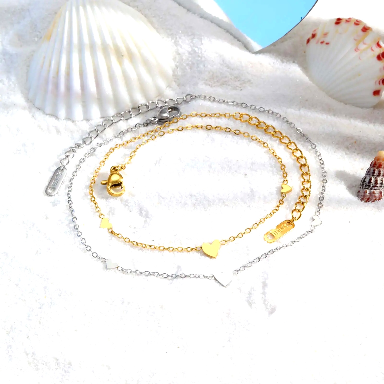 Tobilleras de Acero Inoxidable - Jc Jewelry & Watches Reviews reseña y precio
