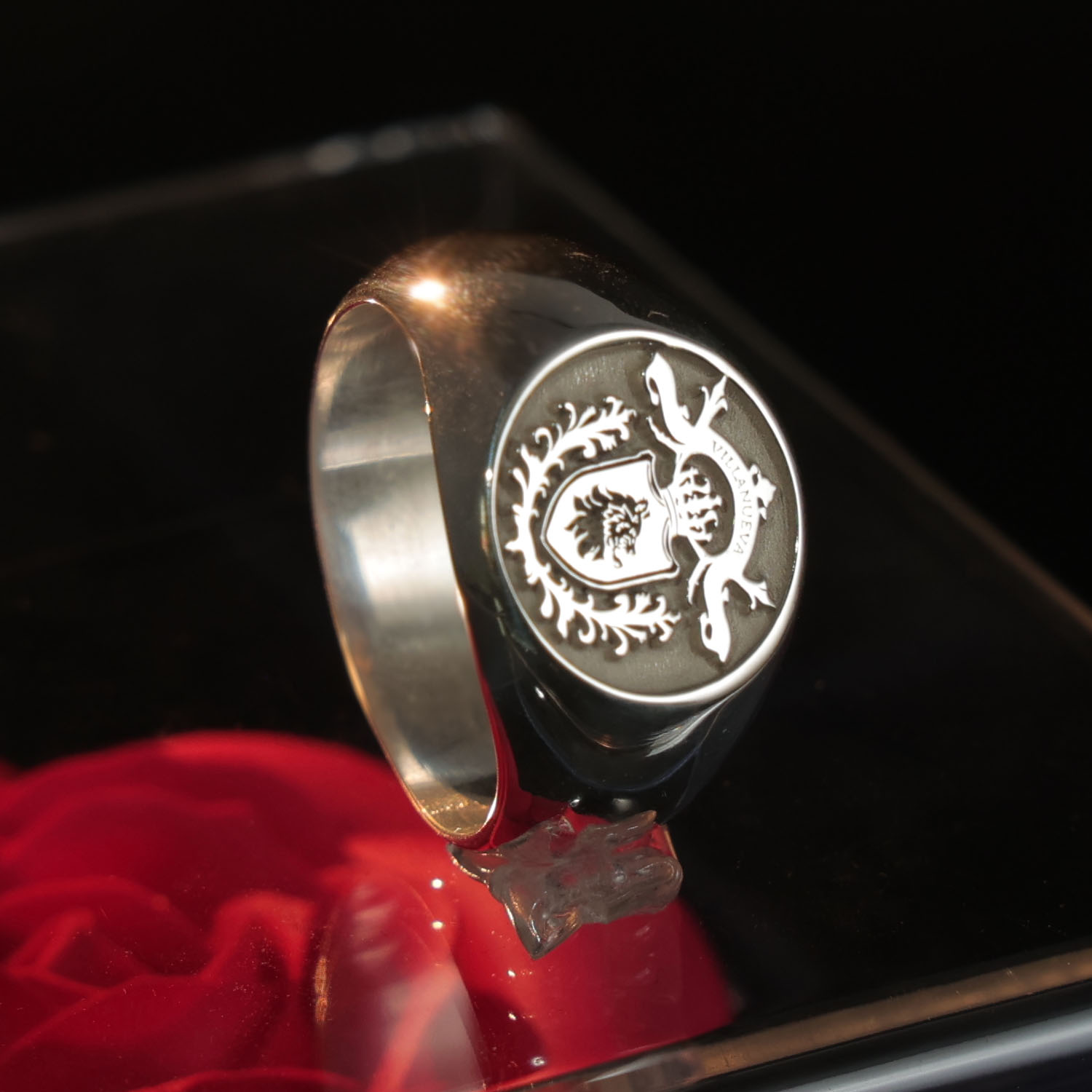 Anillo de Plata Sólida 925 de  - Mens Signet Ring reseña y precio