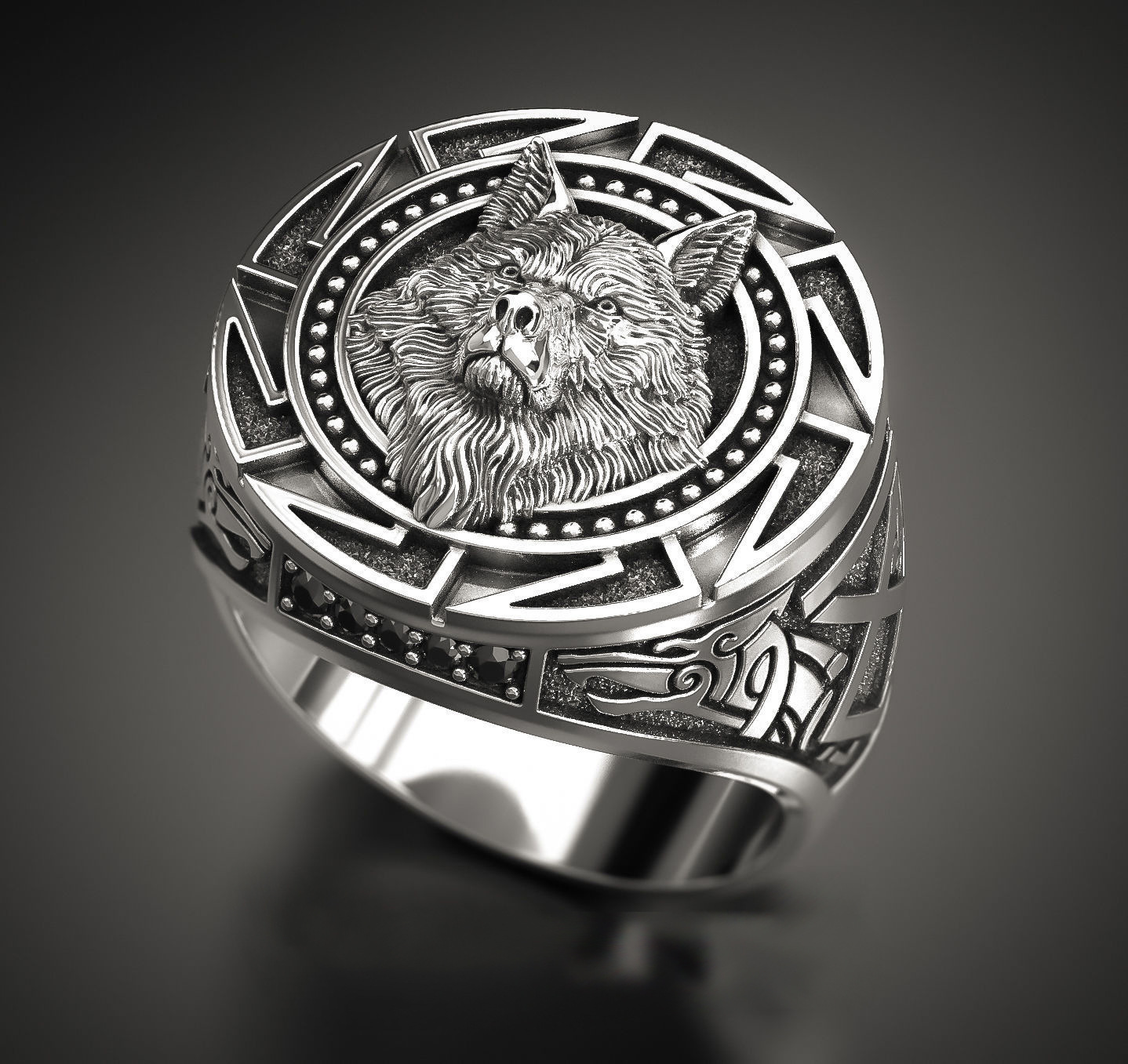 Anillo de Plata de Ley 925 con - Wolf Jewelry & Watches Tampa Reviews reseña y precio