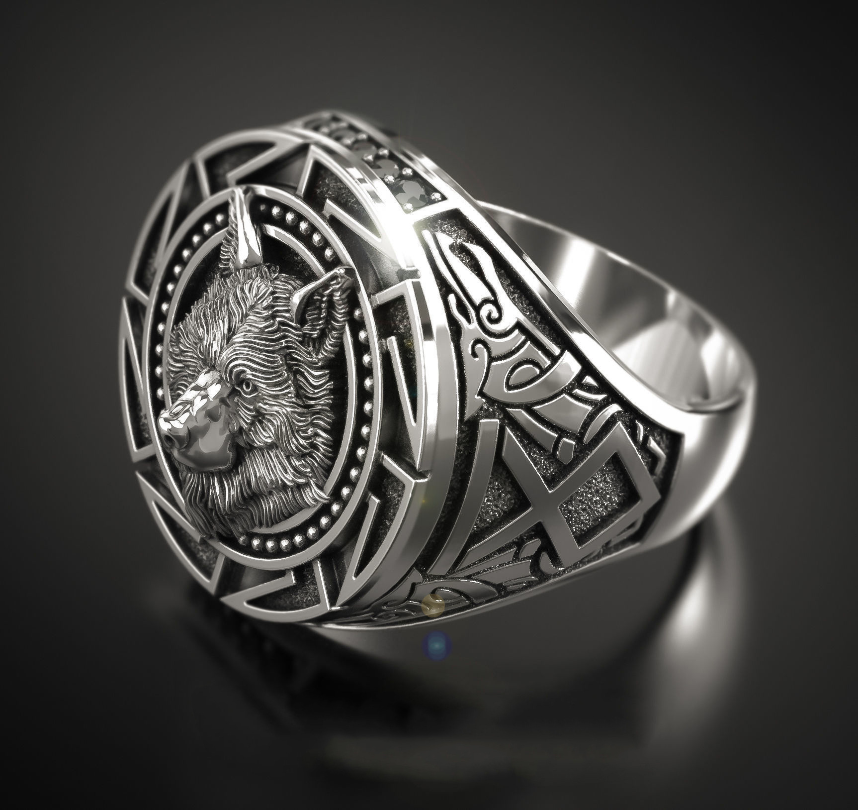 Anillo de Plata de Ley 925 con - Wolf Jewelry & Watches Tampa Reviews reseña y precio